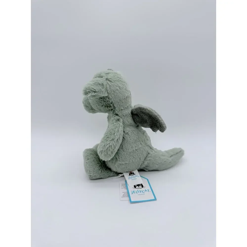 Jellycat Bashful Dragon SMALL Tiny Sage Green NWT Authentic No Dust Bag